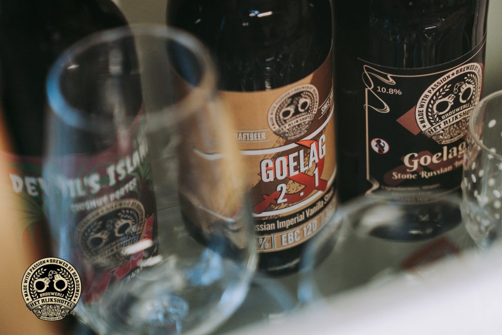 Brouwerij Rijkshotel Goelag bierfles bier